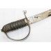 Sword steel blade wood handle brown leather sheath 39 inch P 427